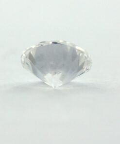 Loose Round Cut Clear CZ Gemstone Cubic Zirconia April Birthstone Back