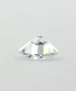 Loose Round Cut Clear CZ Gemstone Cubic Zirconia April Birthstone Down