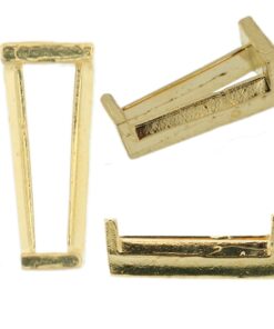 14K Yellow Gold Tapered Baguette Low Base Head Setting Mounting 0.05ct - 0.75ct