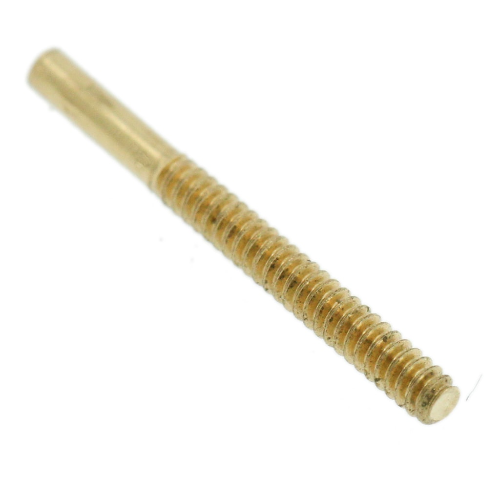  Pair of 14K Yellow Gold Earring Back Replacements, Threaded  Screw On Screw Off, Quality Die Struck, Post Size .039 Pad Size 5.5 mm