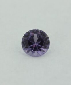 Loose Round Cut Alexandrite CZ Gemstone Cubic Zirconia June Birthstone Front