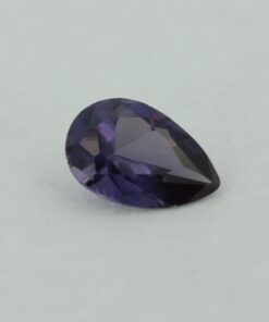 Loose Pear Shape Alexandrite CZ Gemstone Cubic Zirconia June Birthstone Front