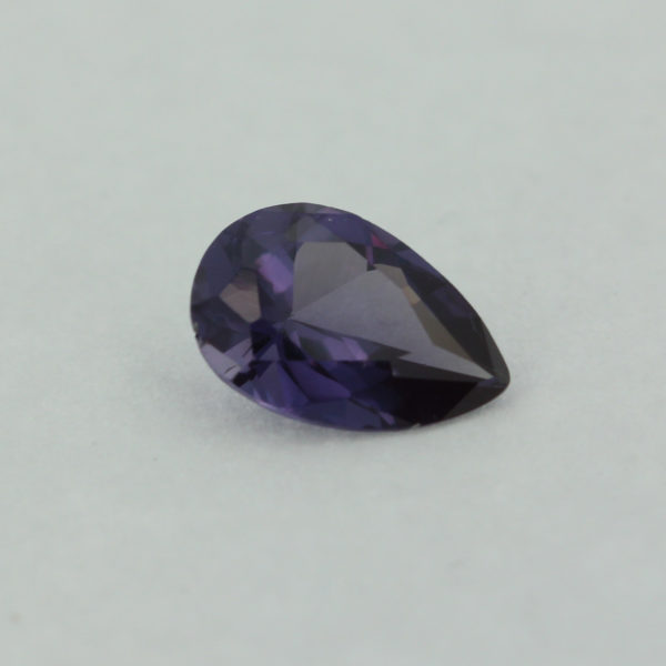 Loose Pear Shape Alexandrite CZ Gemstone Cubic Zirconia June Birthstone Front