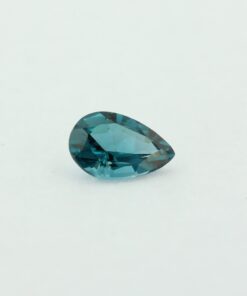 Loose Pear Shape Blue Zircon CZ Gemstone Cubic Zirconia December Birthstone Front