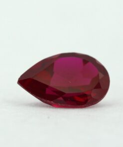 Loose Pear Shape Garnet CZ Gemstone Cubic Zirconia January Birthstone Front