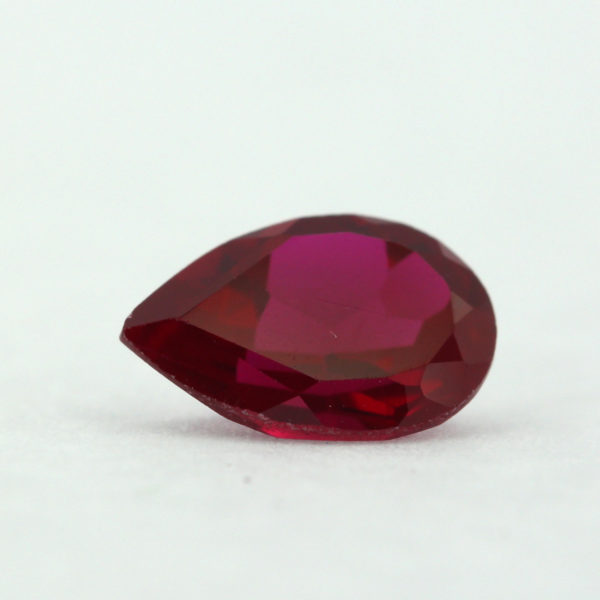 Loose Pear Shape Garnet CZ Gemstone Cubic Zirconia January Birthstone Front