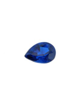 Loose Pear Shape Sapphire CZ Gemstone Cubic Zirconia September Birthstone Front