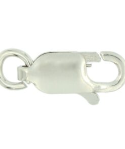 Sterling Silver 925 Lobster Clasp Bracelet Chain Replacement Lock 11.75x4.3mm