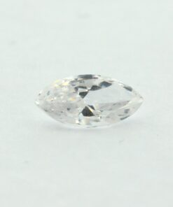 Loose Marquise Cut Clear CZ Gemstone Cubic Zirconia April Birthstone Front