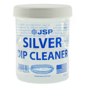 JSP Gold Silver Jewelry Cleaner Solution Diamond Gem Dip Liquid Basket Brush, Women's, Size: One size, Grey Type