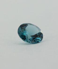 Loose Round Cut Blue Zircon CZ Gemstone Cubic Zirconia December Birthstone Angle