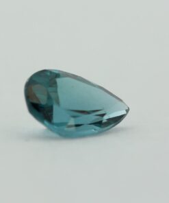 Loose Pear Shape Blue Zircon CZ Gemstone Cubic Zirconia December Birthstone Angle