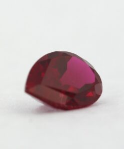 Loose Pear Shape Garnet CZ Gemstone Cubic Zirconia January Birthstone Angle