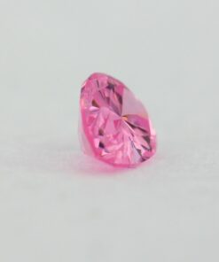 Loose Pear Shape Pink CZ Gemstone Cubic Zirconia October Birthstone Angle