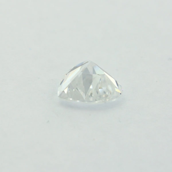 Loose Heart Shape Clear CZ Gemstone Cubic Zirconia April Birthstone Back