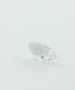 Loose Oval Cut Clear CZ Gemstone Cubic Zirconia April Birthstone Back