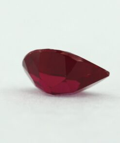 Loose Pear Shape Garnet CZ Gemstone Cubic Zirconia January Birthstone Back