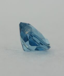 Loose Heart Shape Aquamarine CZ Gemstone Cubic Zirconia March Birthstone Back