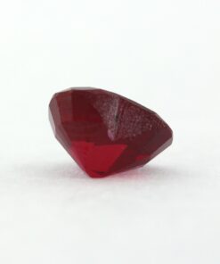 Loose Heart Shape Garnet CZ Gemstone Cubic Zirconia January Birthstone Back