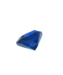 Loose Heart Shape Sapphire CZ Gemstone Cubic Zirconia September Birthstone Back