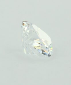 Loose Heart Shape White CZ Gemstone Cubic Zirconia April Birthstone Back