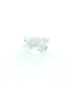 Loose Princess Cut Clear CZ Gemstone Cubic Zirconia April Birthstone Back