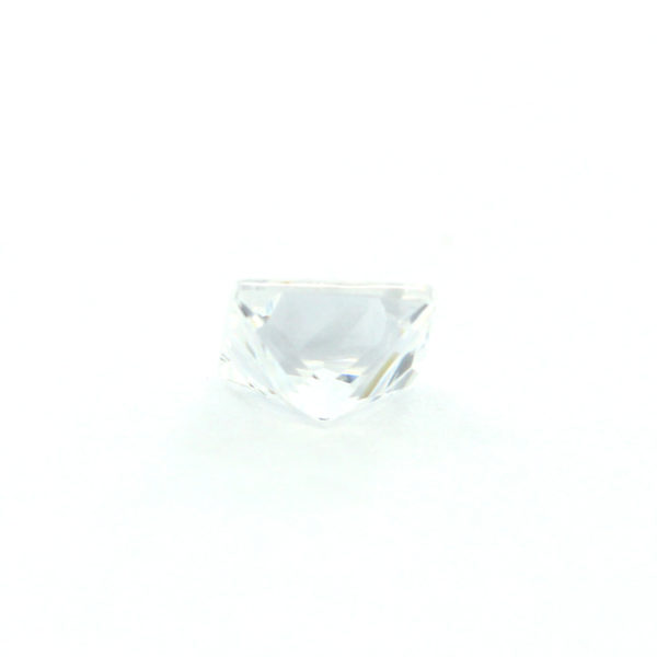 Loose Princess Cut Clear CZ Gemstone Cubic Zirconia April Birthstone Back