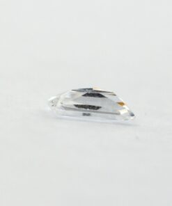 Loose Straight Baguette Clear CZ Gemstone Cubic Zirconia April Birthstone Side