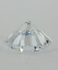 Loose Round Cut White CZ Gemstone Cubic Zirconia April Birthstone Down