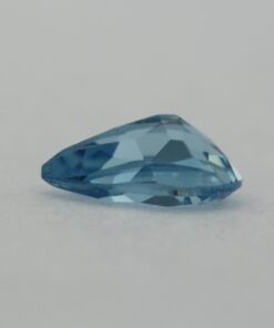 Loose Pear Shape Aquamarine CZ Gemstone Cubic Zirconia March Birthstone Down