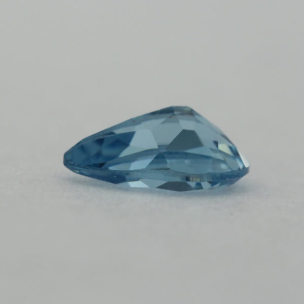 Loose Pear Shape Aquamarine CZ Gemstone Cubic Zirconia March Birthstone Down