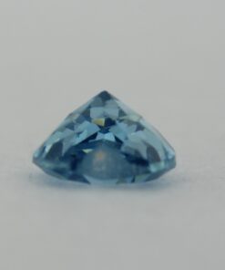 Loose Heart Shape Aquamarine CZ Gemstone Cubic Zirconia March Birthstone Down