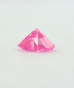 Loose Heart Shape Pink CZ Gemstone Cubic Zirconia October Birthstone Down