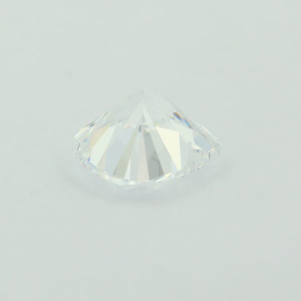 Loose Heart Shape White CZ Gemstone Cubic Zirconia April Birthstone Down