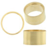 14K Yellow Gold Round Tall Tube Bezel Head Setting Mounting