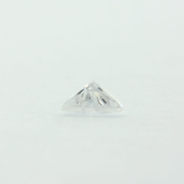 Loose Triangle Cut Clear CZ Gemstone Cubic Zirconia April Birthstone Down