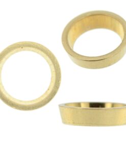 14K Yellow Gold Round Tapered Bezel Head Setting Mounting