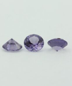 Loose Round Cut Alexandrite CZ Gemstone Cubic Zirconia June Birthstone Group