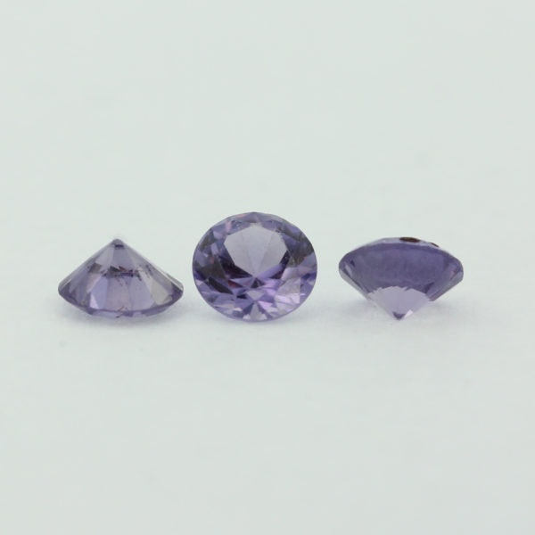 Loose Round Cut Alexandrite CZ Gemstone Cubic Zirconia June Birthstone Group