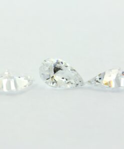 Loose Pear Shape Clear CZ Gemstone Cubic Zirconia April Birthstone Group