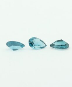 Loose Pear Shape Blue Zircon CZ Gemstone Cubic Zirconia December Birthstone Group