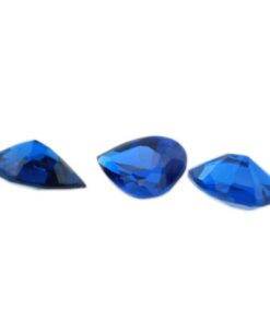 Loose Pear Shape Sapphire CZ Gemstone Cubic Zirconia September Birthstone Group