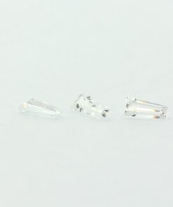 Loose Tapered Baguette Clear CZ Gemstone Cubic Zirconia April Birthstone Group