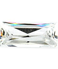 Loose Straight Baguette Clear CZ Gemstone Cubic Zirconia April Birthstone