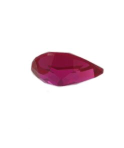 Loose Pear Shape Ruby CZ Gemstone Cubic Zirconia July Birthstone Back