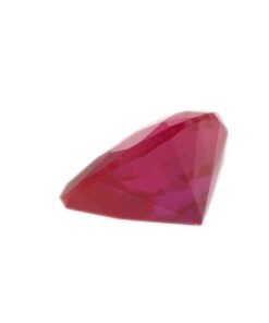 Loose Heart Shape Ruby CZ Gemstone Cubic Zirconia July Birthstone Back