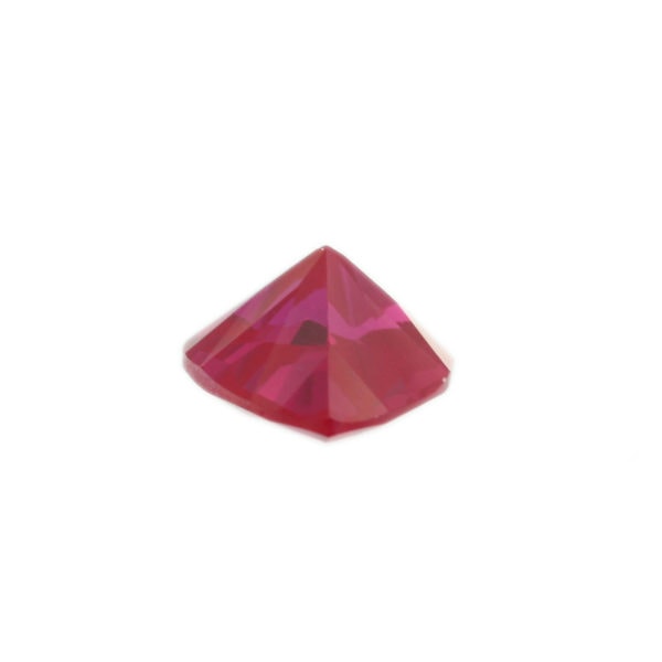 Loose Heart Shape Ruby CZ Gemstone Cubic Zirconia July Birthstone Down