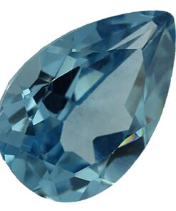 Loose Pear Shape Aquamarine CZ Gemstone Cubic Zirconia March Birthstone