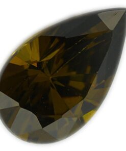 Loose Pear Shape Peridot CZ Gemstone Cubic Zirconia August Birthstone