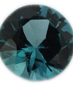 Loose Round Cut Blue Zircon CZ Gemstone Cubic Zirconia December Birthstone